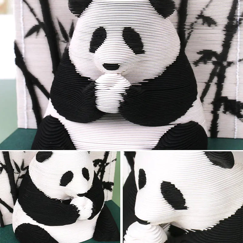 Unfolded 3D Panda